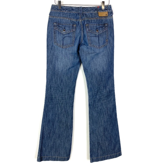 Orage Blue Jeans Bootcut Flap Pockets Women's Size 26 - Picture 1 of 10